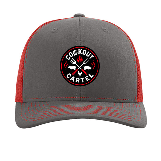 Charcoal/ Red - 112 - FRONT