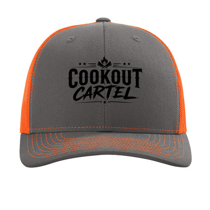 Charcoal/ Neon Orange - 112 - FRONT