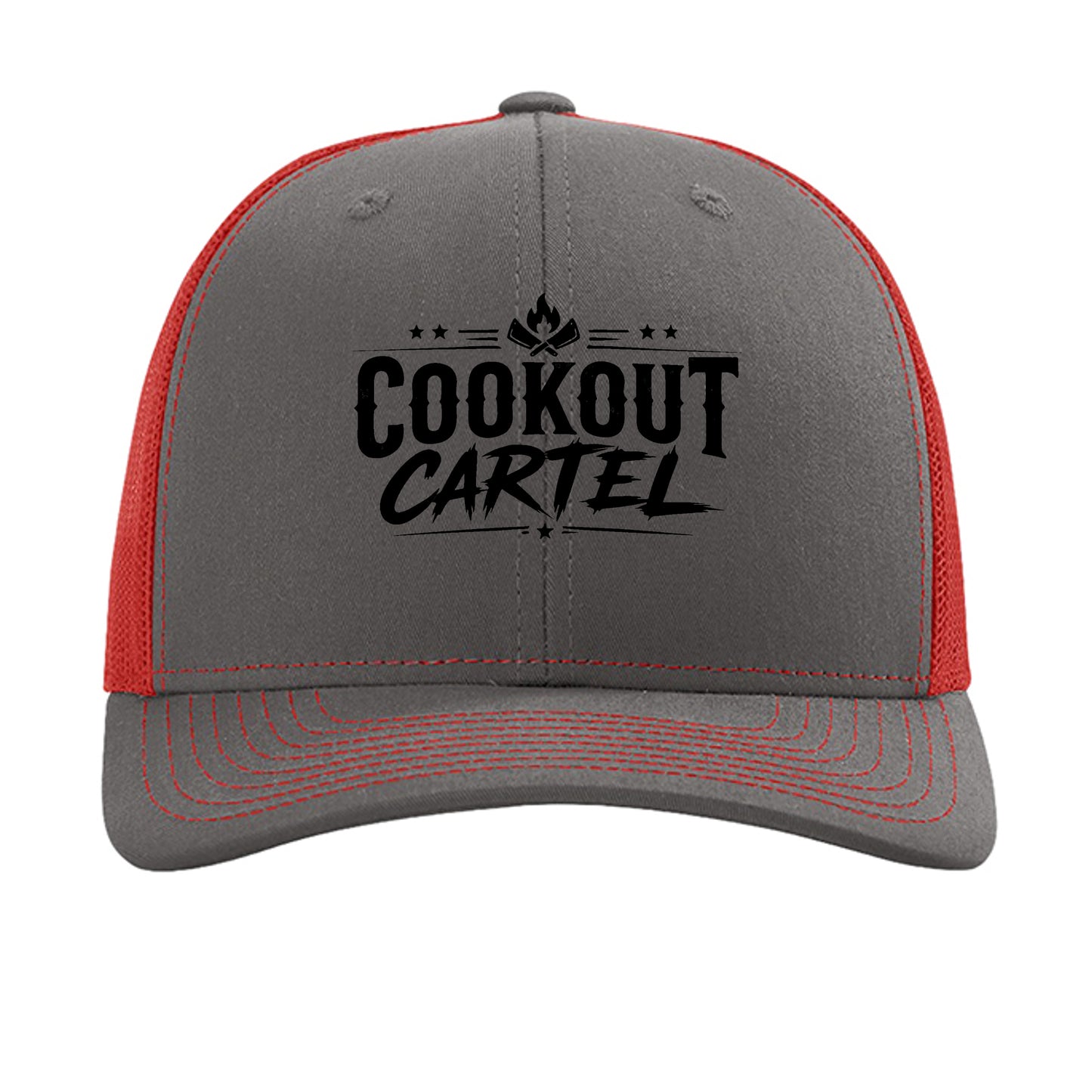Charcoal/ Red - 112 - FRONT
