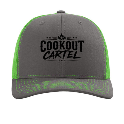 Charcoal/ Neon Green - 112 - FRONT